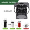 2pcs Foldable Cup Holder Adjustable Wall Mounted Cup Holder 60-100MM