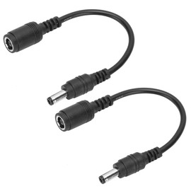 Akozon DC Power Charger, 2Pcs Adapter Converter 7.4x5.0mm 7.4mm to 5.5mm Laptop Chargers Adapters Female 5.5x2.5mm Male for Laptop5.5x2.5mm Connector Computer Cable