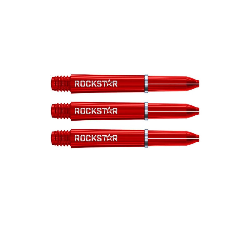 WINMAU Joe Cullen Rockstar Red Short Dart Shafts (Stems) -