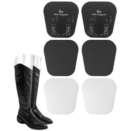 Zeayebsr Boot Shape Inserts, 3 Pairs of Boot Shape Inserts, High Boot Support, Boot Shaper, Moulding Inserts, High Boot Support, Boots, High Support for Men and Women, 19.5 x 20 cm, black