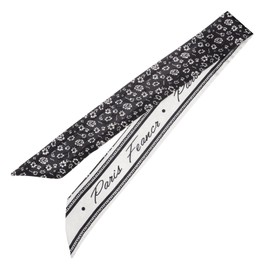 WOONEKY 1pc Versatile Silk Scarf Headband Decorative Bag Scarf Silk Headdress for Dinner Party Festivals