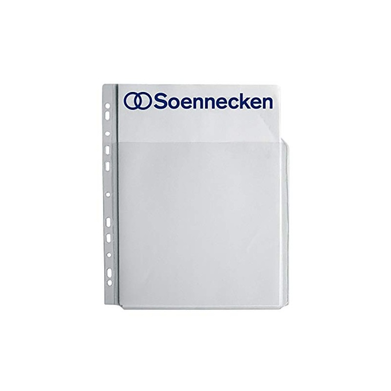 Soennecken Combi Document Wallets 1601 DIN A4 Polypropylene Transparent Pack