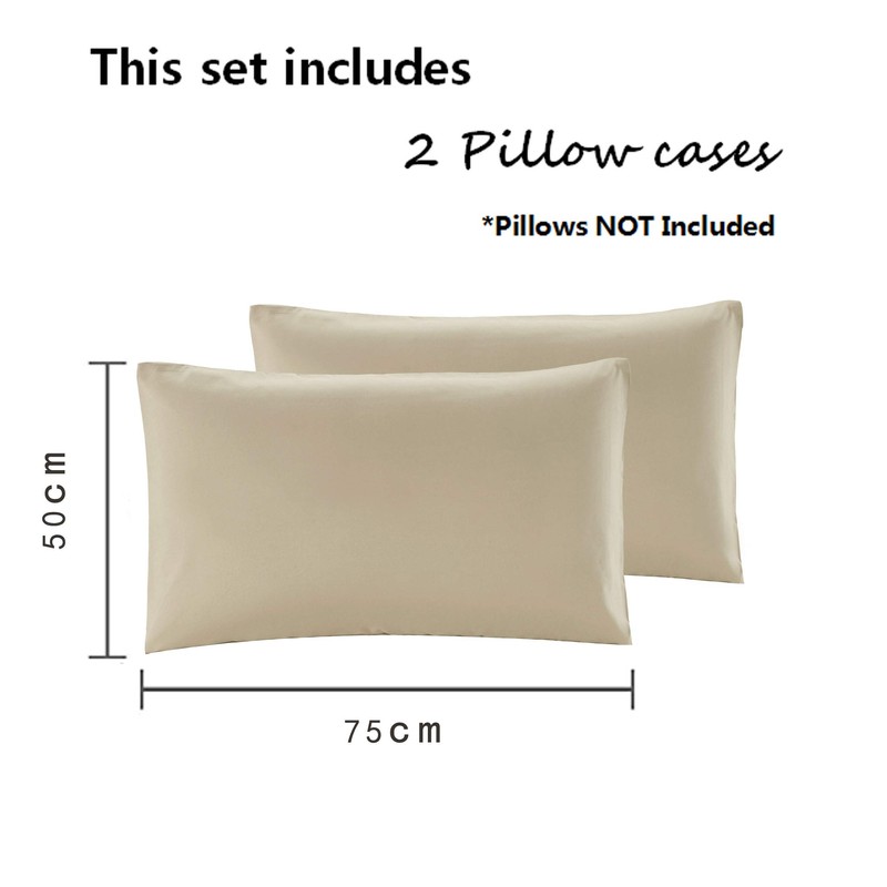 Sonia Moer Super Soft Brushed Microfibre Pillowcases - Non Iron