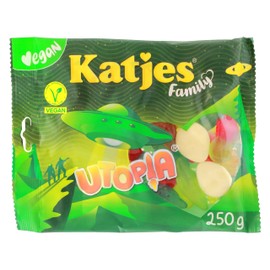Katjes Family Utopia Vegan Fruit Gums, Pack of 22 (22 x 250 g)