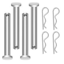 EZYPAK 4 Pack Grill Lid Assembly Hardware Kit Compatible with Weber 88206 Grills - Fits Many Genesis and Summit Grills Models