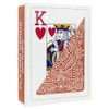 Modiano - Brown Texas Poker 100% Kunststoff Spielkarten, 2 Ecken,