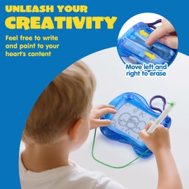 JOYIN 12 Pcs Mini Magnetic Drawing Board, 6 Erasable Keychain Drawing Board, Writing Pad for Boys and Girls, Party Favors for Kids 8-12, Classroom Prize, Birthday Goodie Bag Stuffers