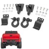 Rough Country Rear Shackle Kit w/D-Rings & Rubber Isolators -