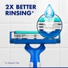 Gillette Sensor3 Simple Men's Disposable Razors, 8 Count