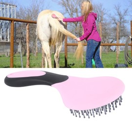 Mane and Tail Brush Detangler, Long Bristle Horse Hair Leather Cleaning Brush, Comfortable, Durable and Easy to Use, Professional Horse Grooming Comb, Forky Comb for Horses