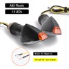 JMTBNO 4 x Motorcycle Indicator E Approved 14 LED Running