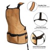 YOCZOX Garden Tool Apron, Waterproof Oxford Cloth Work Apron, Adjustable