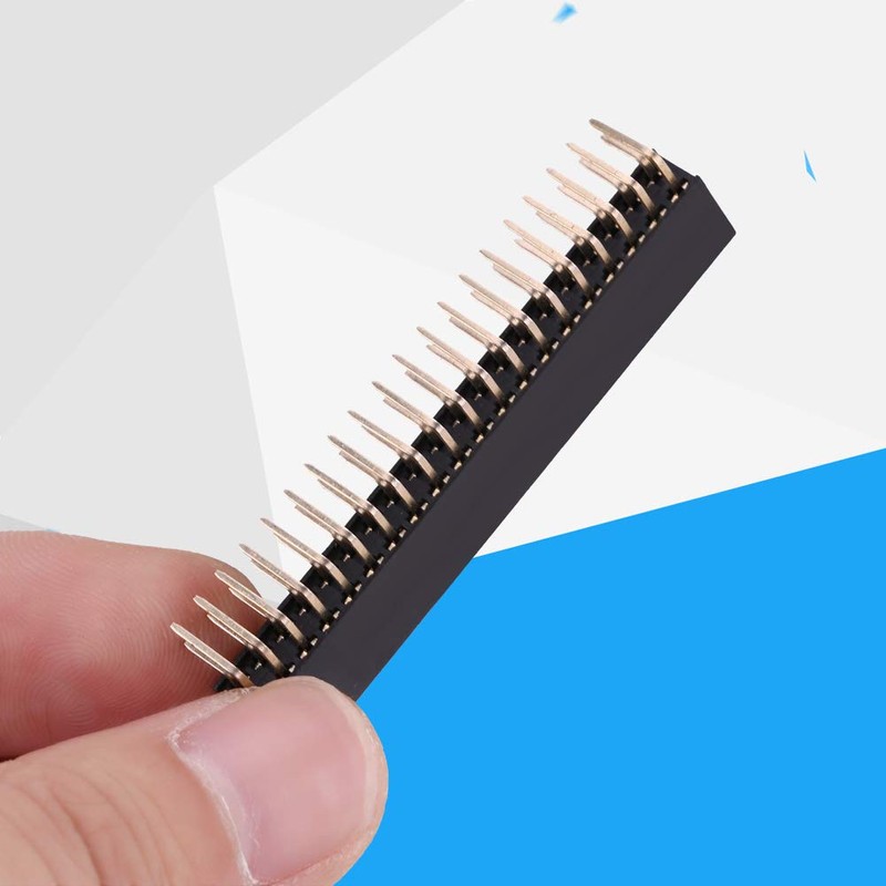 3 Pieces 2.54mm 2 X 20 Pin Female Double Row