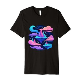 Dreamlike Abstract Landscape Design for Dreamers Premium T-Shirt