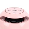 Bluetooth Clock Speaker Round Small Support Memory Card Wireless Alarm
