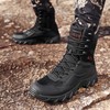 Renyqatt Men's Tactical Boots 8 Inches Lightweight Work Military Boots