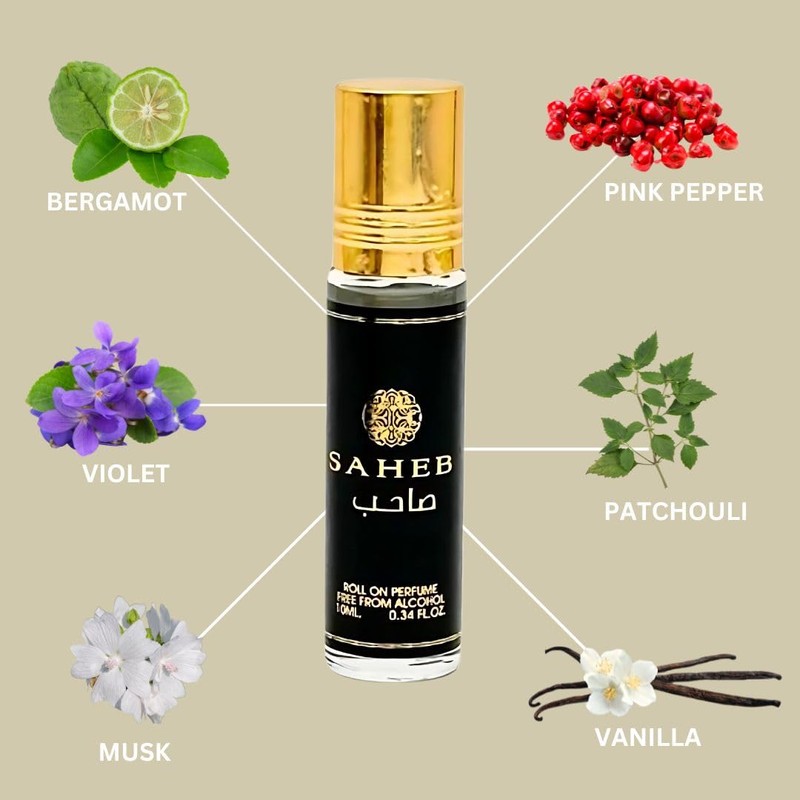 Ard al Zaafaran Saheb Roll-On Perfume Oil CPO 10ml (0.34
