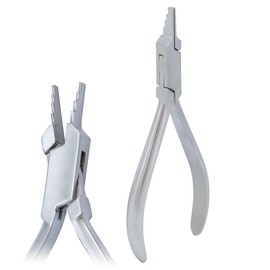 MuskalMed Orthodontic Nance Loop Pliers Dental Oral Braces Double and Triple Bends Arch Wire Bending Loop Forming Pliers Premium Grade Stainless Steel Instrument