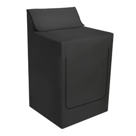 GILA Funda para Secadora de Carga Frontal (Protector Impermeable color Negro GILA Essentials)