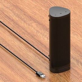 XBERSTAR Charging Cable Magnetic Charger Charging Cradle Station Base Hub for Sonos Roam/Roam SL Speaker (black)