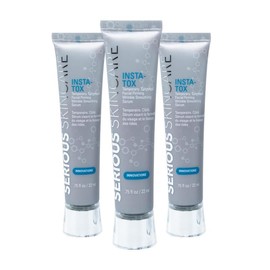 Serious Skincare InstaTox Instant Wrinkle Eraser ‚Äì Temporary Skin Tightener for Fine Lines, Wrinkles & Pores ‚Äì 12-Hour Smoothing Serum ‚Äì 0.75oz:_Trio