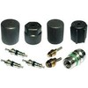 Santech Industries Black Aluminum Motorcycle Tire Valve Stem Cap