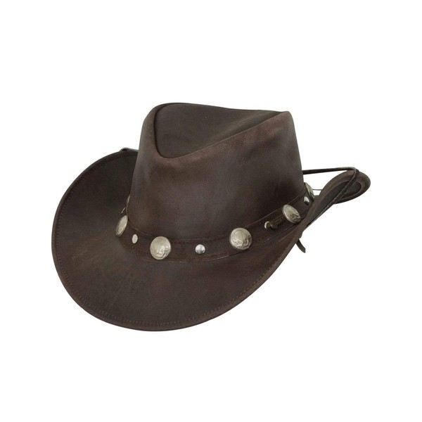 Outback Trading Men's 1376 Rawhide UPF 50 Leather Western Hat