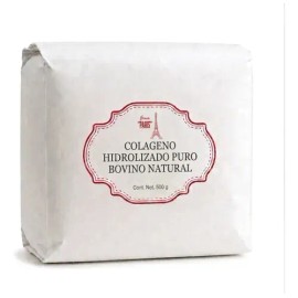 Colágeno Hidrolizado Puro Bovino 500 Gramos Farmacia París - Natural
