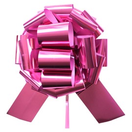 HSXJJ 1Pcs 14 Inch Giant Large Pull Bow Big Bow,Great Gift Bows for appliances,Bikes,Table Decorations and Party Events (Pink)