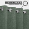 Easy-Going Linen Look Outdoor Curtains Waterproof Windproof Porch Curtains, Soft