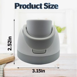 Replacement Cap for Owala Freesip,One Button Water Bottle Top Lid Compatible with Owala Cup 16oz 24oz 32oz 40oz, BPA-Free Replacement Lid Accessory for Owala Free Sip (White)