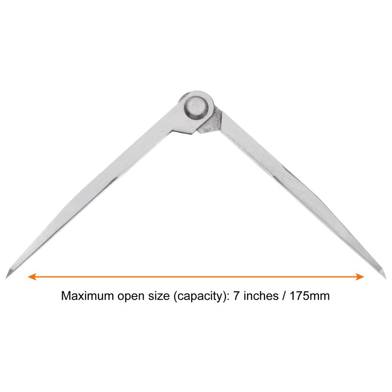 sourcing map Navigation Divider 7 Inch 175mm Adjustable Straight Pattern