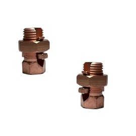 Quest Manufacturing Cable Tray Grounding Bolt, Copper, Pack of 2 Pcs (CT0039-2)