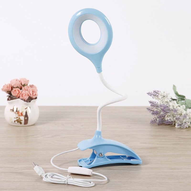 Portable LED Desk Soft Light Lamp, USB Eye Protect Clip