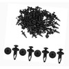 100 Pcs 6.3mm Hole Retainer Clips Plastic Drive Rivets Flaps
