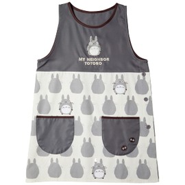 Marushin 1025013100 My Neighbor Totoro Orchid-shape Apron, Large Totoro Silhouette