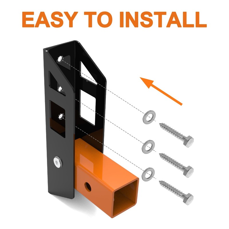 Fioracl Hitch Wall Mount 2 in Receiver, Max Hold up