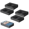 Lizzy Twin Compartment Organisers 8.5x25x40cm | Drawer Organiser Divider Collapsible
