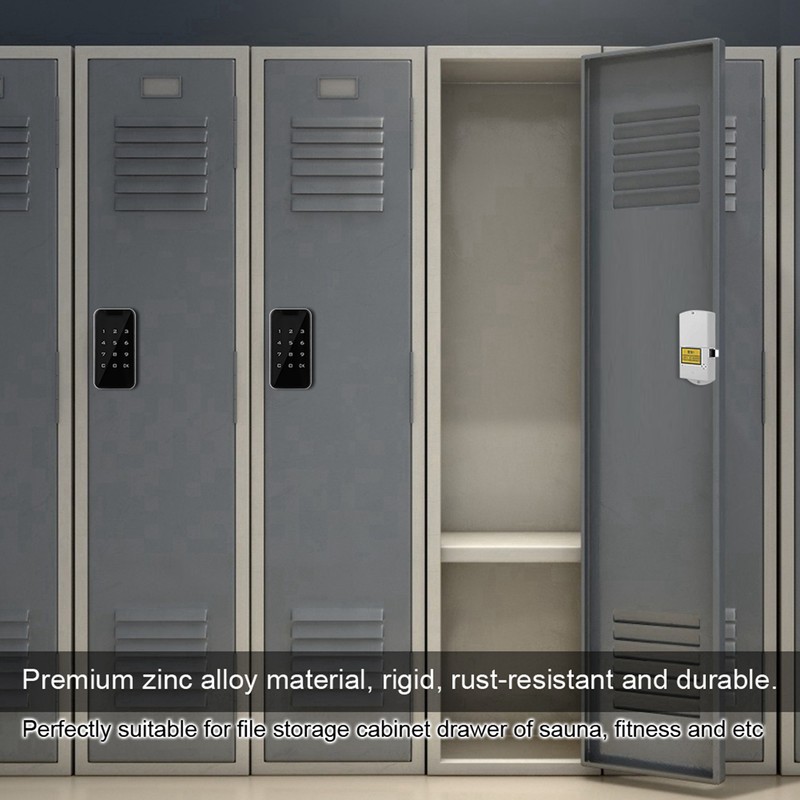 Smart Electronic Password Lock Sauna Fitness Cabinet Drawer Lock Touch