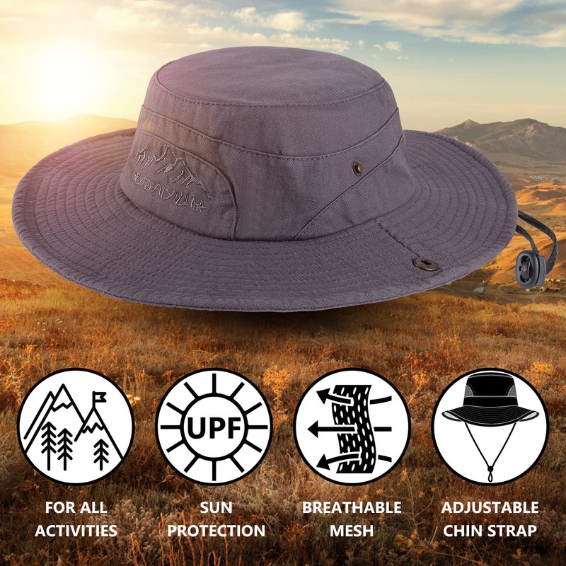 Obling Sun Hat, UV Protection Bucket Hat, Summer Hat, Beach