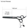 7.0 Inches Professional hair cutting thinning scissors set with razor
