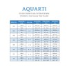 Aquarti Girls' Swimming Costume with Spaghetti Straps, Stripes - 146