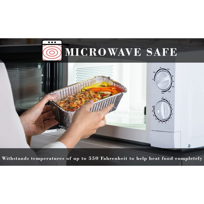 M1SS (Pack of 500) - Aluminium Foil Trays 660ML No.
