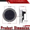 TMH 4 Inch 4 Pcs Smoked Lens White LED Round