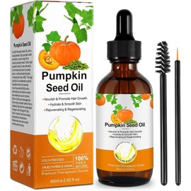 Generic Large Organic Pumpkin Seed Oil - 100% Pure & Natural, Non-GMO, Cold-Pressed, Rich in Nutrients for Hair, Skin & Health - Made in USA, 3.38 oz
