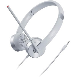 Lenovo Headset Audífonos Analalógicos Estéreo de Diadema con Micrófono de 180 Grados