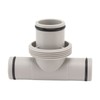 1.5in to 1.25in Pool Hose Adapter T Shape Threaded Pump