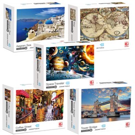 Ledeak Puzzle 1000 Pieces, Classic Puzzle for Adults and Children, Colourful Challenging Puzzle Stress Relief Puzzle Game, Impossible Puzzle for the Whole Family (Interstellar Explorer)