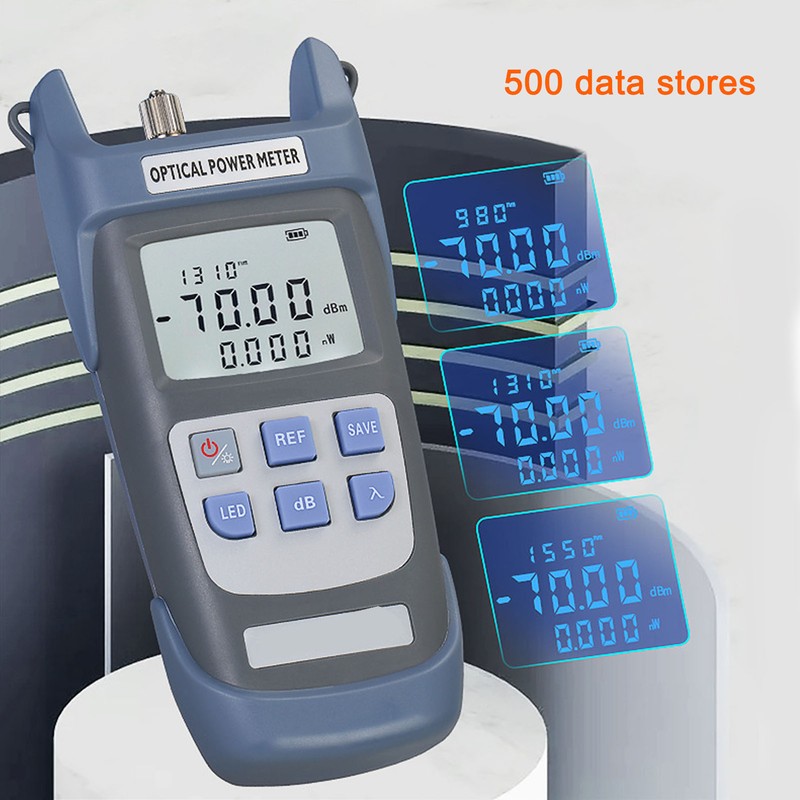 Optical Power Meter ABS Housing Auto Power Off 7 Test