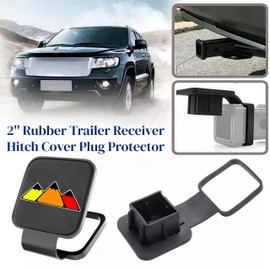 2 inch Tri-Color Mountain Trailer Towing Hitch Cover Tube Hitch Plug